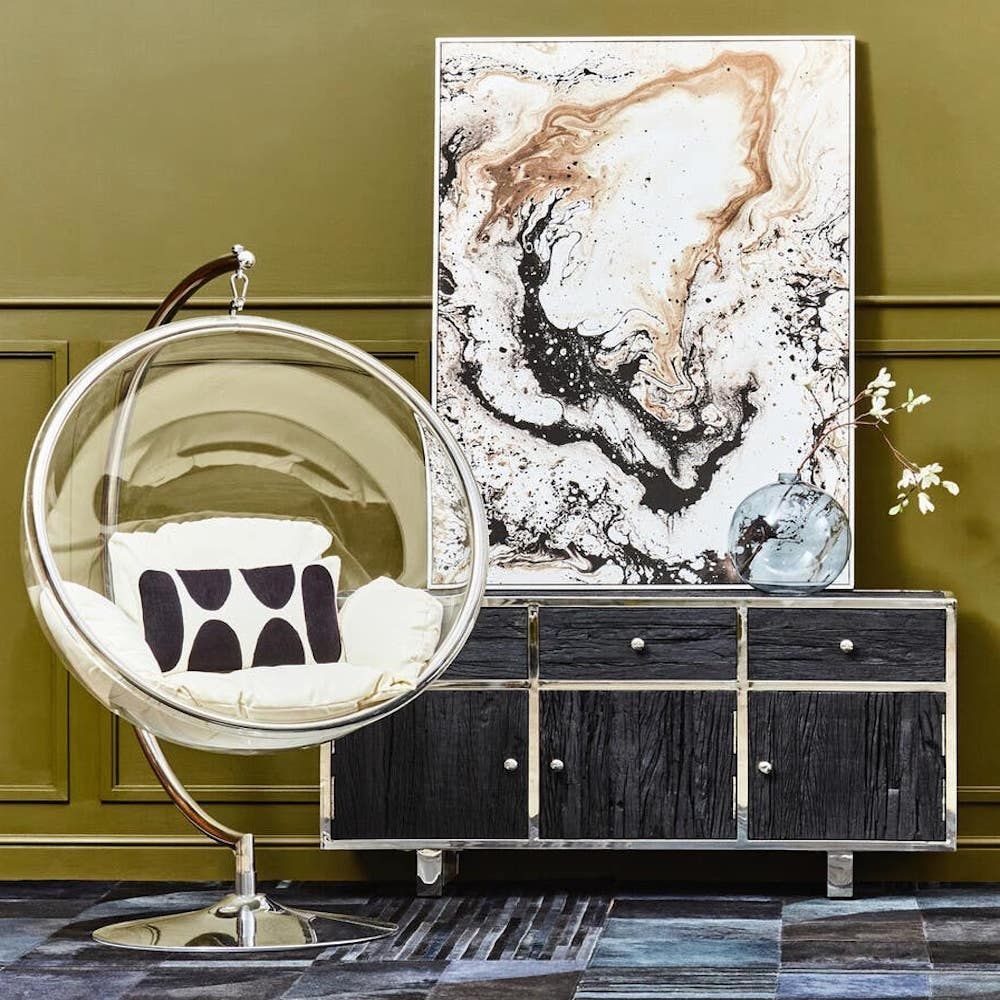 Iconic Bubble Chair – Futuristic Hanging Seat from Smithers Archives £1,200.00