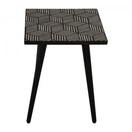Black And White Side Table Side Tables & Coffee Tables &pound;193.00 Living Room Acacia Steel product_features