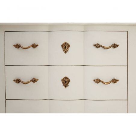 Louis White Chest of Drawers Smithers Archives Smithers of Stamford £725.00 Store UK, US, EU, AE,BE,CA,DK,FR,DE,IE,IT,MT,NL,N...
