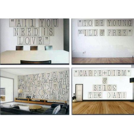 Typography Classic Wallpaper Mural Wallpaper Smithers of Stamford £65.00 Store UK, US, EU, AE,BE,CA,DK,FR,DE,IE,IT,MT,NL,NO,E...