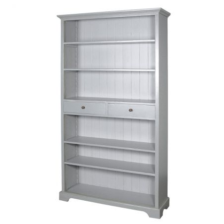 English Country Retreat Grey Bookcase Smithers Archives Smithers of Stamford £1,250.00 Store UK, US, EU, AE,BE,CA,DK,FR,DE,IE...