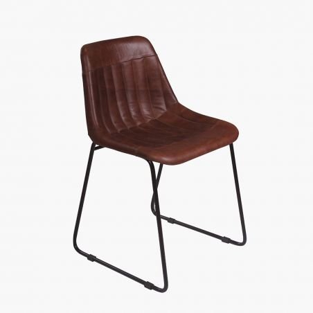 Leather Industrial & Cowhide Dining Chairs Industrial Furniture Smithers of Stamford £277.50 Store UK, US, EU, AE,BE,CA,DK,FR...