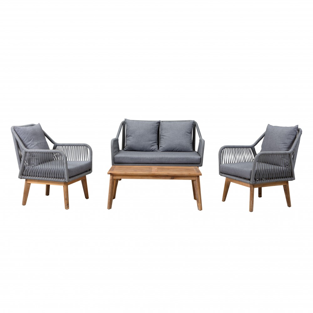 Berkeley Conservatory Rope Chair Set With Table Smithers Sofas and Armchairs £2,200.00 product_features