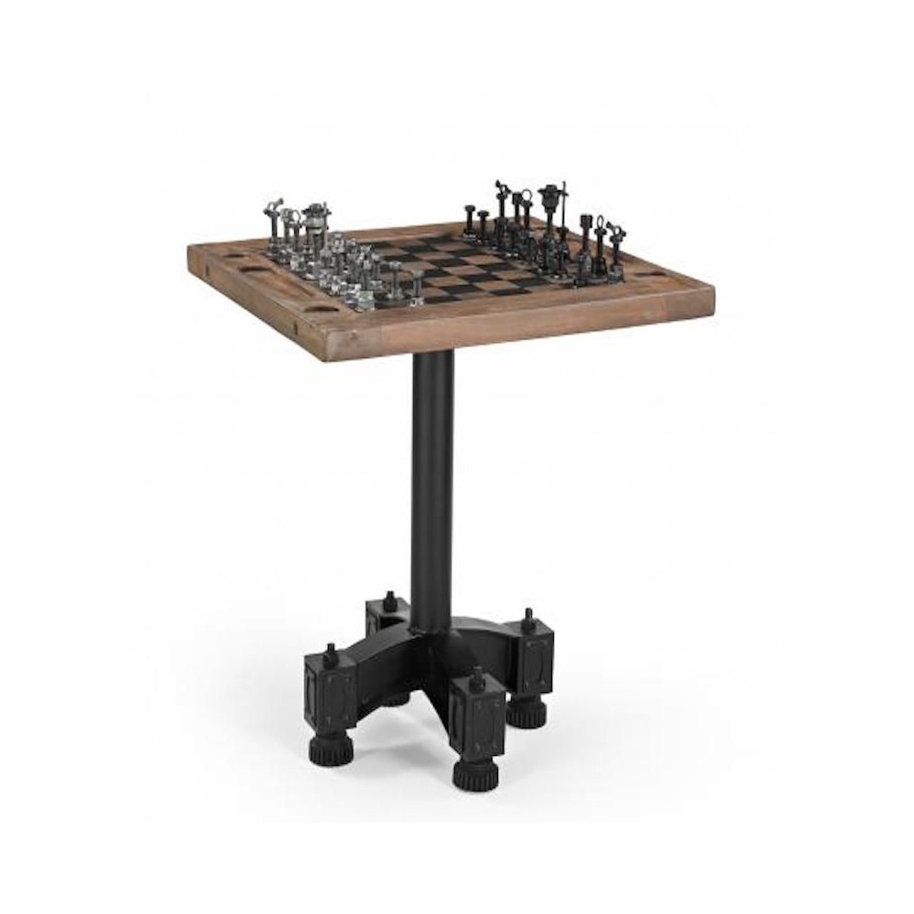 Industrial Chess Furniture Table – Game-Ready Vintage Style Side Tables & Coffee Tables £825.00