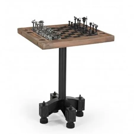 Industrial Chess Furniture Table – Game-Ready Vintage Style Smithers Side Tables & Coffee Tables £825.00 Office FSC Recycled ...