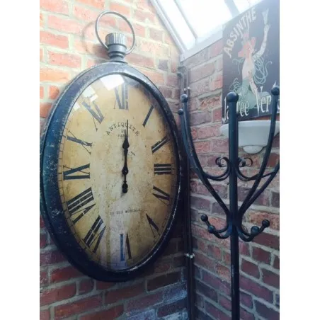 Antiqued Wall Pocket Watch Clock Smithers Archives &pound;376.00 product_features