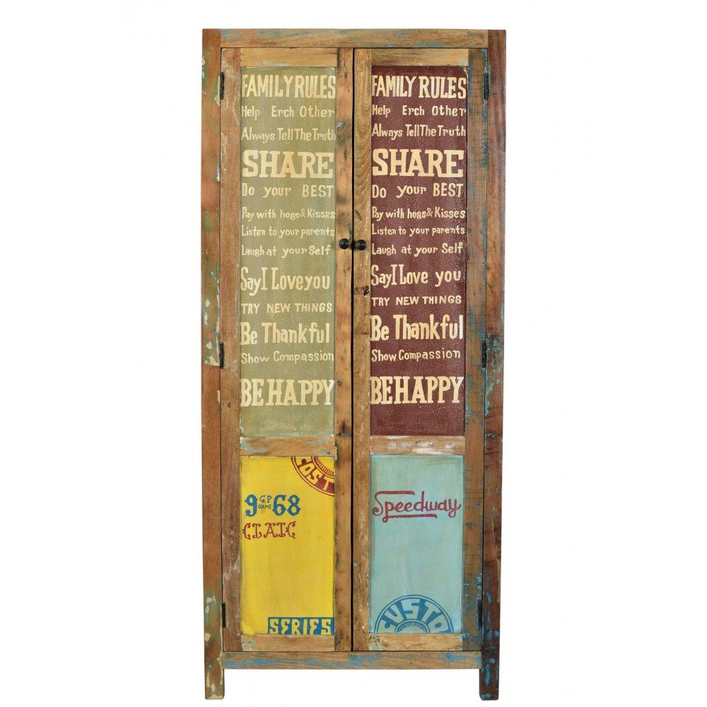 Speedway Tall Cabinet Smithers Storage £1,632.00 All Rooms Reclaimed Boat Wood product_features