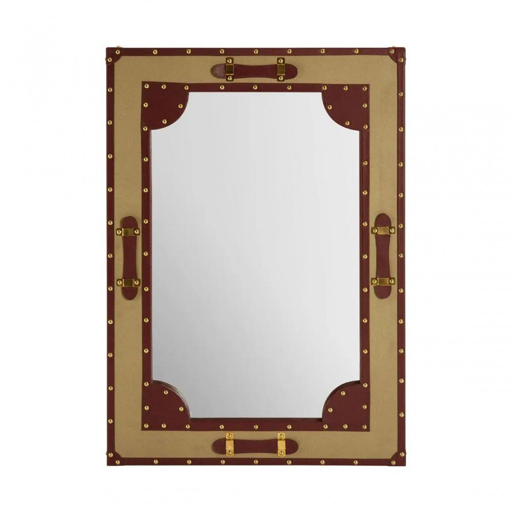 Colonial Steamer Canvas Mirror Smithers Hallway £275.00 MDF product_features