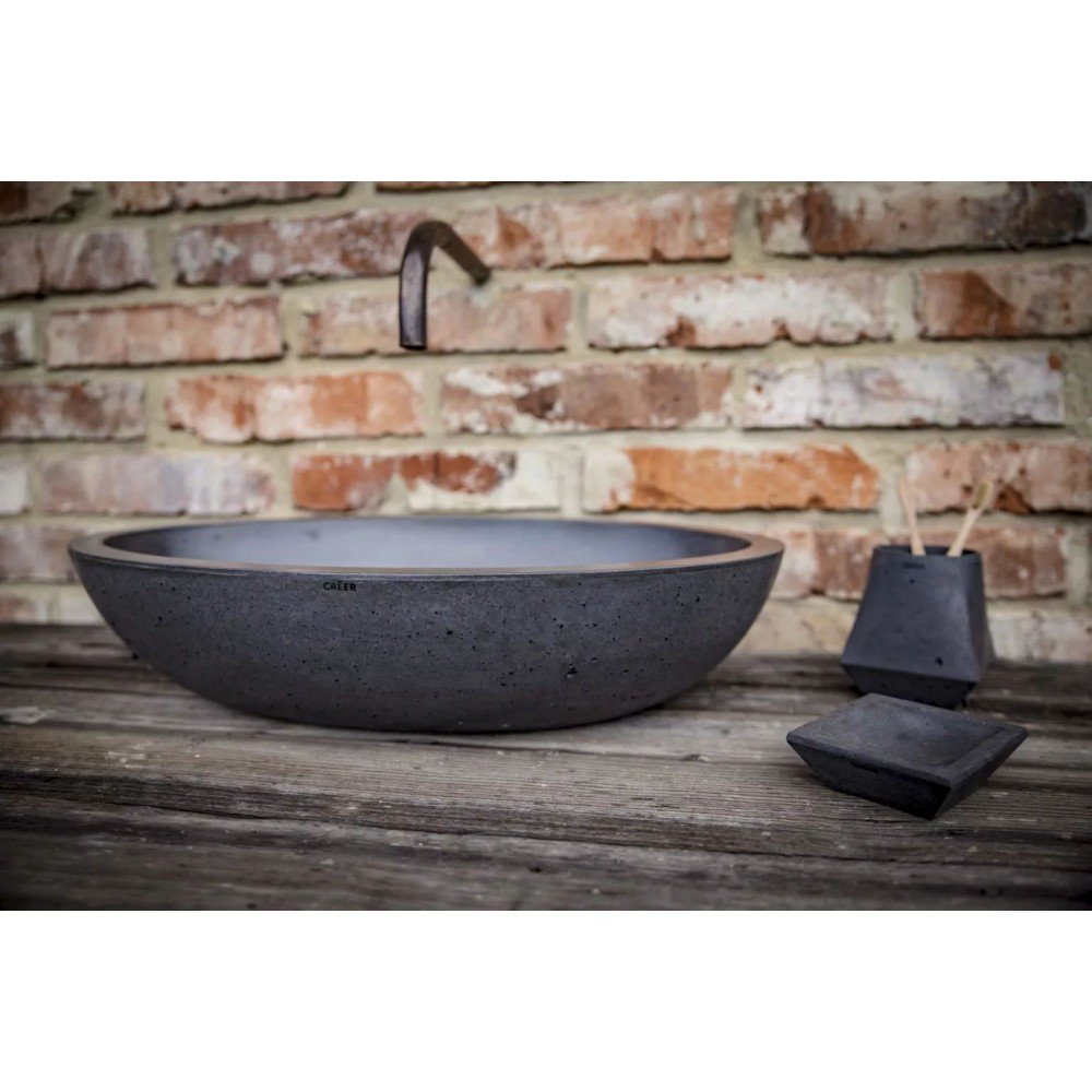 Grey Matter Concrete Bathroom Sink Smithers Bathroom £1,000.00 Bathroom product_features