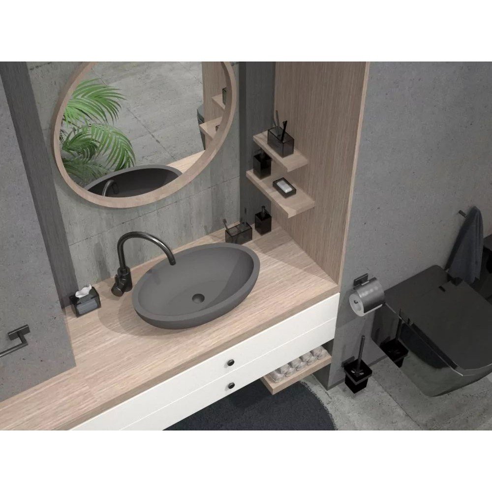 Grey Matter Concrete Bathroom Sink Smithers Bathroom £1,000.00 Bathroom product_features