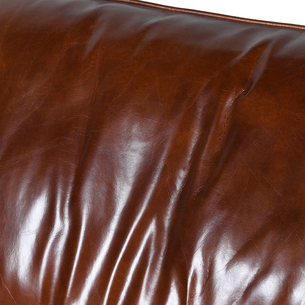 Dark Brown Leather Sofa Smithers Designer Furniture £2,350.00 Living Room product_features