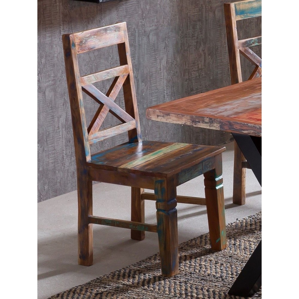 Reclaimed Boat Wood Dining Chairs Smithers Chairs £675.00 Dining Room Reclaimed Boat Wood product_features