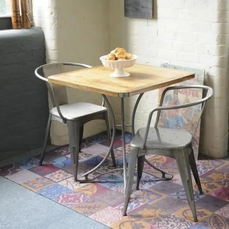Factory Small Rustic Dining Table Bluebone Industrial Furniture £450.00 Kitchen Diner Mango Wood Iron product_features
