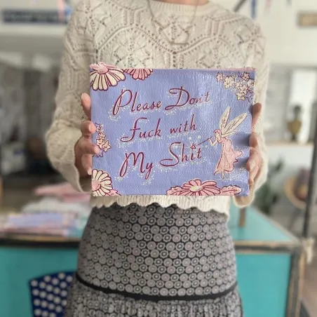 Dont Fu*k With My Sh*t Makeup Cosmetic Pouch​ Personal Accessories &pound;25.00 product_features