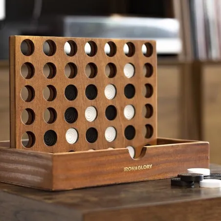 Wood Connect 4 Game SUCK UK Gifts &pound;44.00 product_features
