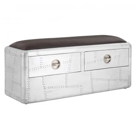 Aviator Storage Bench With Drawers Smithers Dining Room £500.00 Kitchen Diner Aluminium product_features