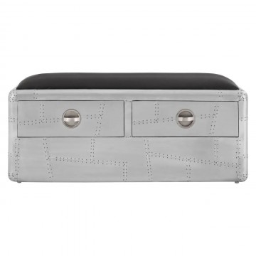 Aviator Storage Bench With Drawers - Smithers of Stamford