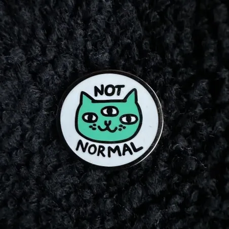 Not Normal Enamel Badge Personal Accessories &pound;10.00 product_features