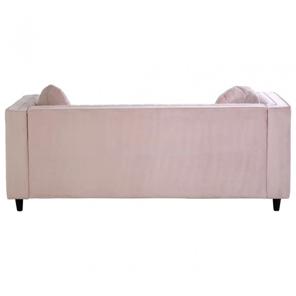 Pink Velvet Shell Backed Sofa Smithers Designer Furniture £950.00 Reception Room Fir Wood product_features