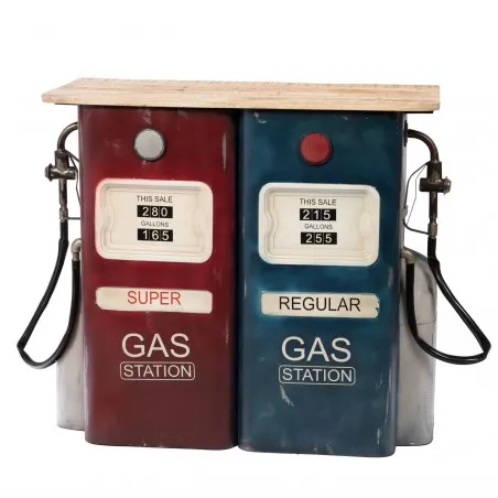 Gas Station Bar Table Smithers Dining Room &pound;1,400.00 Dining Room Reclaimed Wood Iron product_features