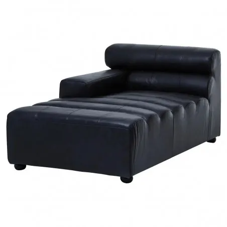 Titan Black Leather Chaise Longue Smithers Designer Furniture &pound;3,500.00 Living Room product_features