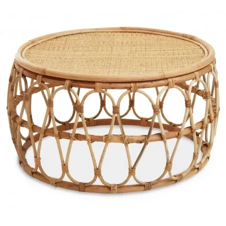 Ghandi Rattan Round Coffee Table Smithers Tables £450.00 product_features