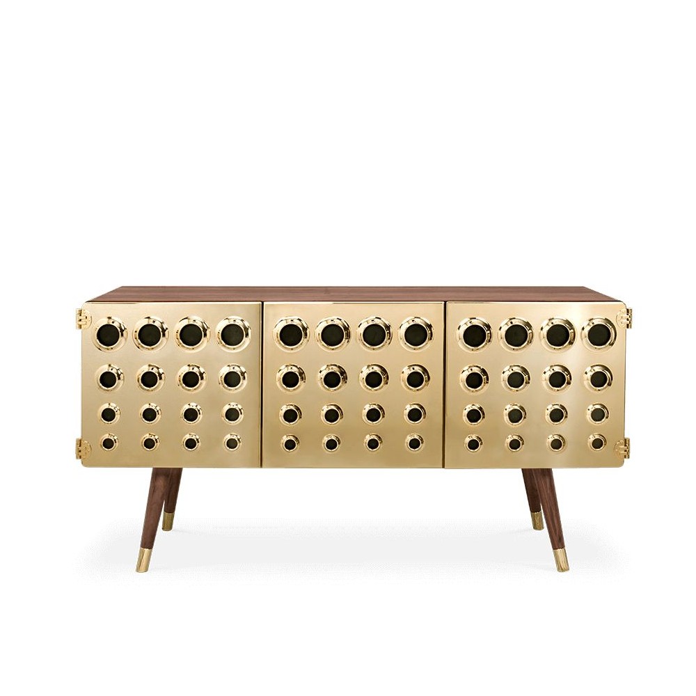 Monocles Sideboard delightfull Designer Furniture £12,500.00 Walnut Gold Plated product_features