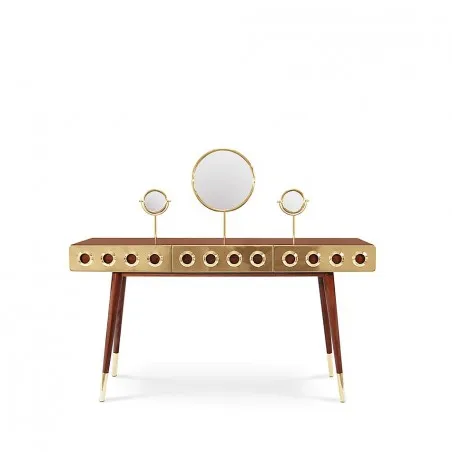 Monocles Dressing Table delightfull Designer Furniture £7,500.00 Walnut Gold Plated product_features