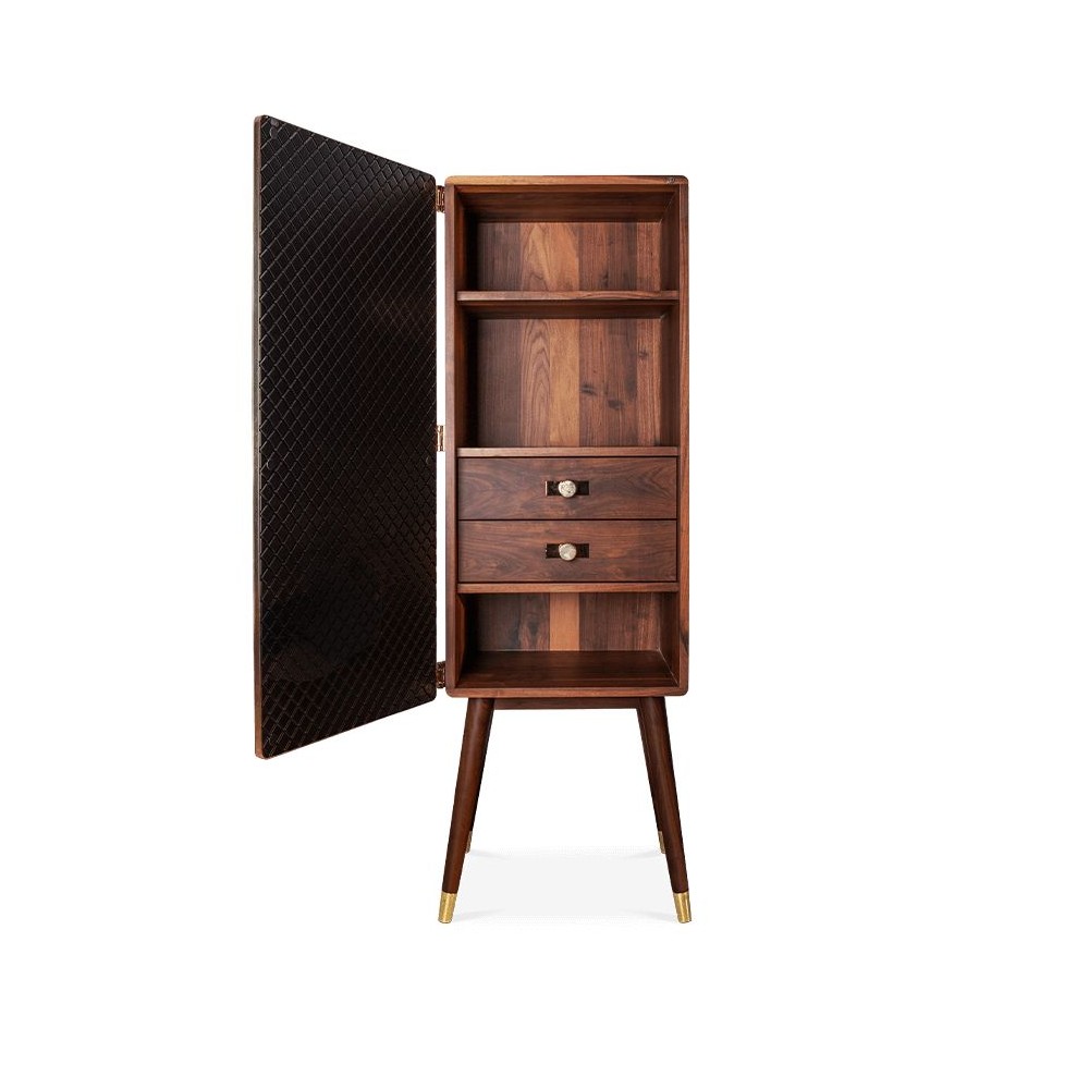 Monocles Tall Cabinet delightfull Designer Furniture £9,150.00 Walnut Gold Plated product_features