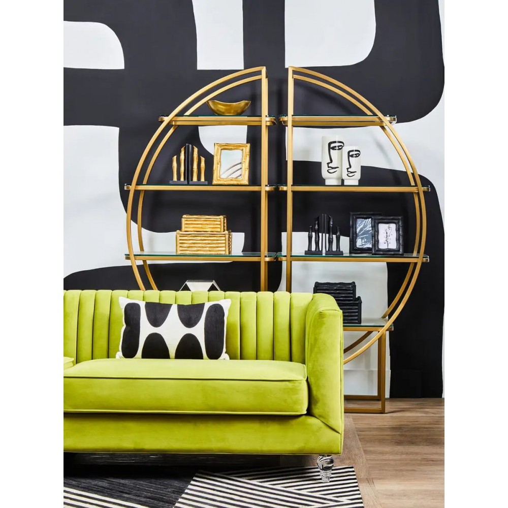 Art Deco Vintage Style Green Velvet Club Sofa Smithers Sofas and Armchairs £1,750.00 Reception Room product_features