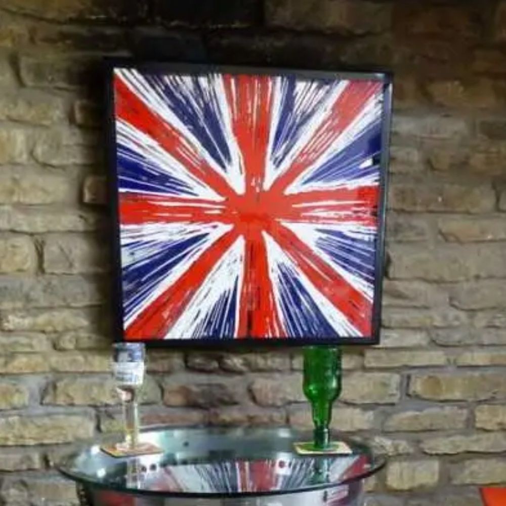 Pop Art Union Jack Abstract Wall Art £650.00 product_features