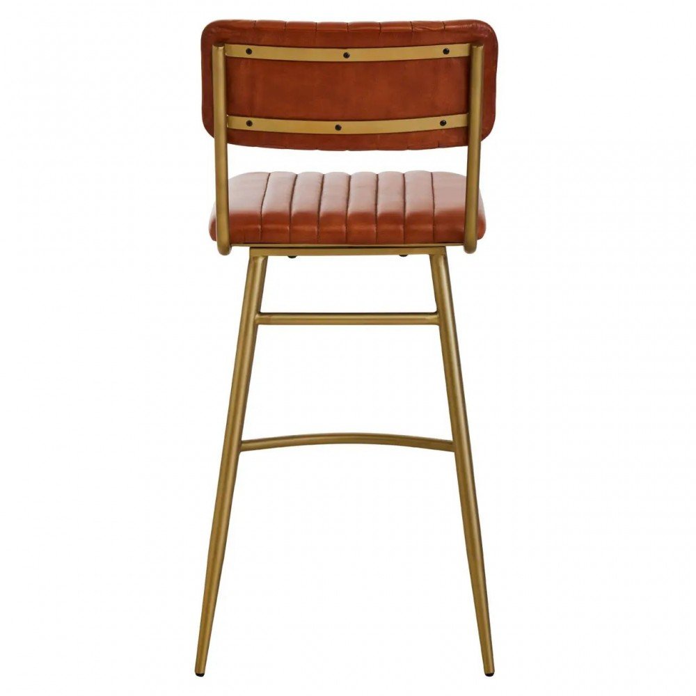 Copper Bar Stool With Back Smithers Designer Furniture £395.00 Aluminium product_features