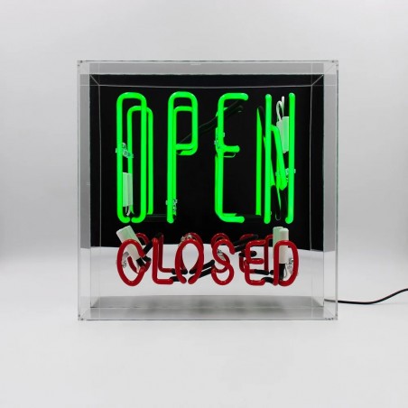 OPEN / CLOSED Neon Sign – Retro Flip of the Script Neon Signs £175.00