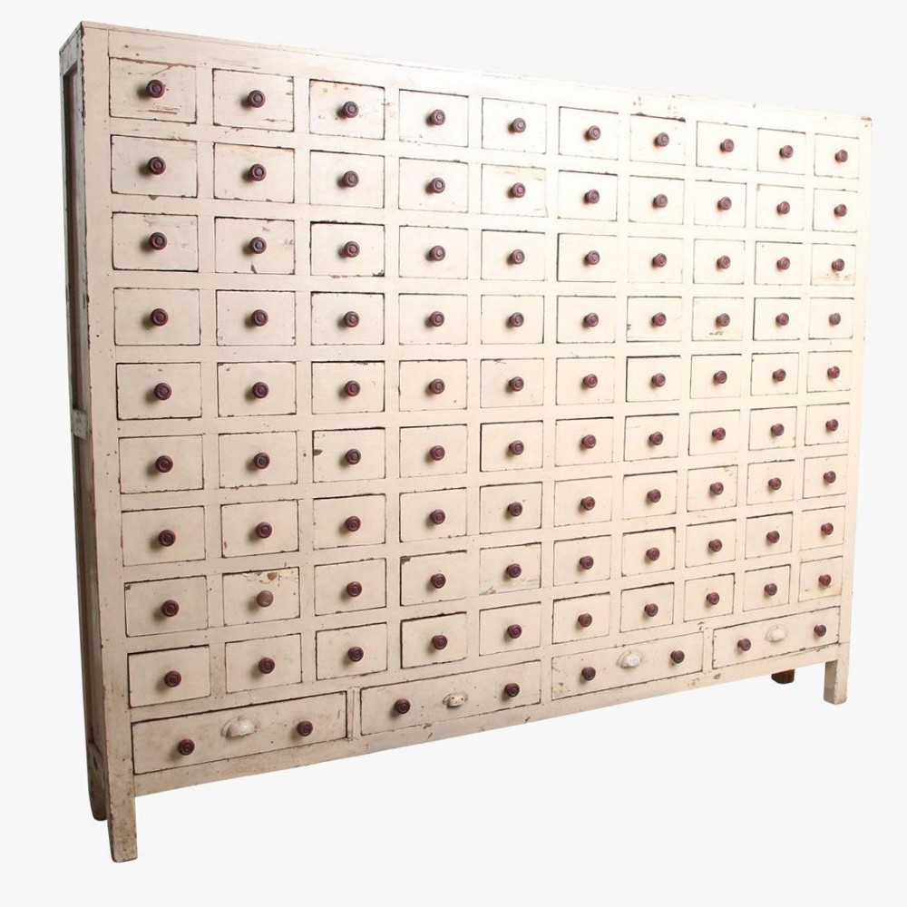 White Apothecary Antique Medicine Cabinet Furniture £4,500.00 All Rooms Hardwood product_features