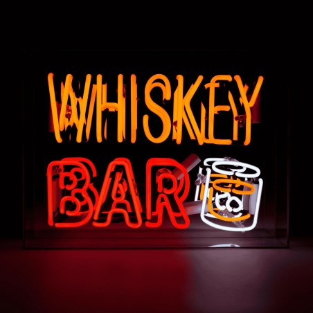 Whiskey Bar' Glass Neon Light Sign Your Custom Neon Sign & Neon Signs | Handmade in London by Smithers £195.00 product_features