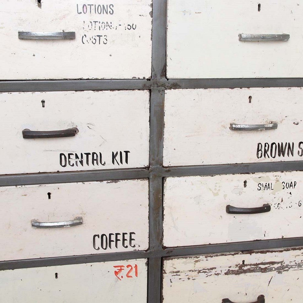 Industrial Military Apothecary Cabinet – Vintage Medicine Chest Furniture £2,500.00 Kitchen Diner Steel product_features