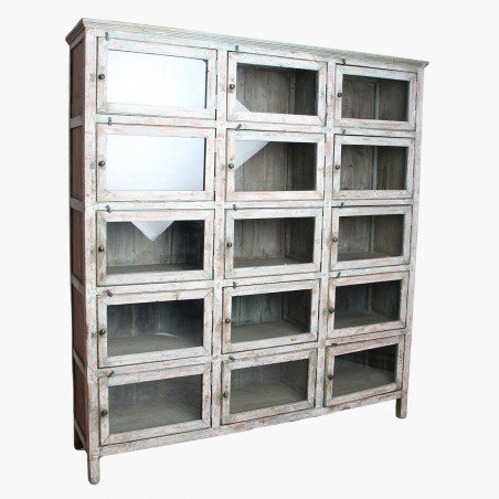 Rustic Vintage Apothecary 15-Door Locker Cabinet Antique Furniture £3,400.00 Bathroom Hardwood product_features