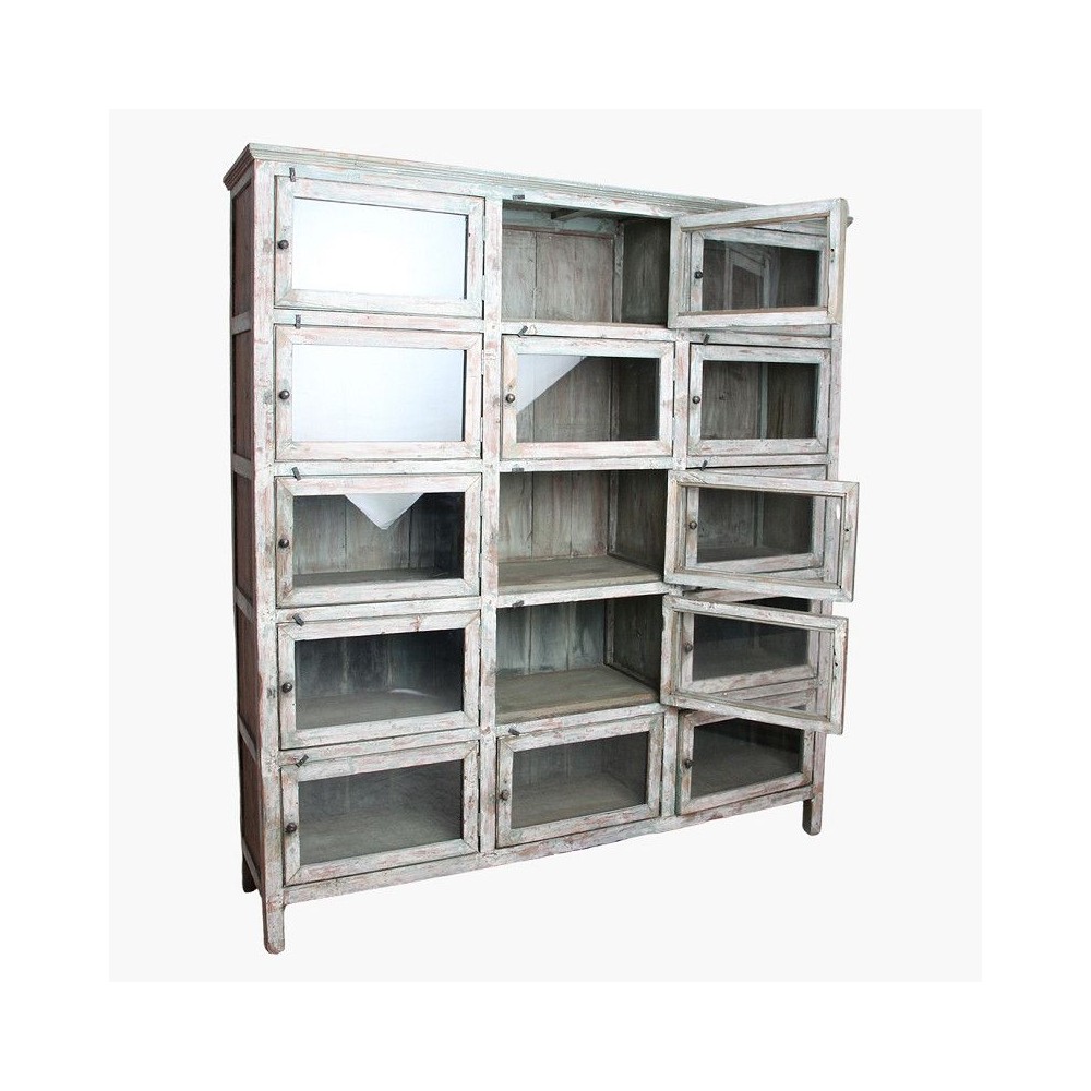 Rustic Vintage Apothecary 15-Door Locker Cabinet Antique Furniture £3,400.00 Bathroom Hardwood product_features