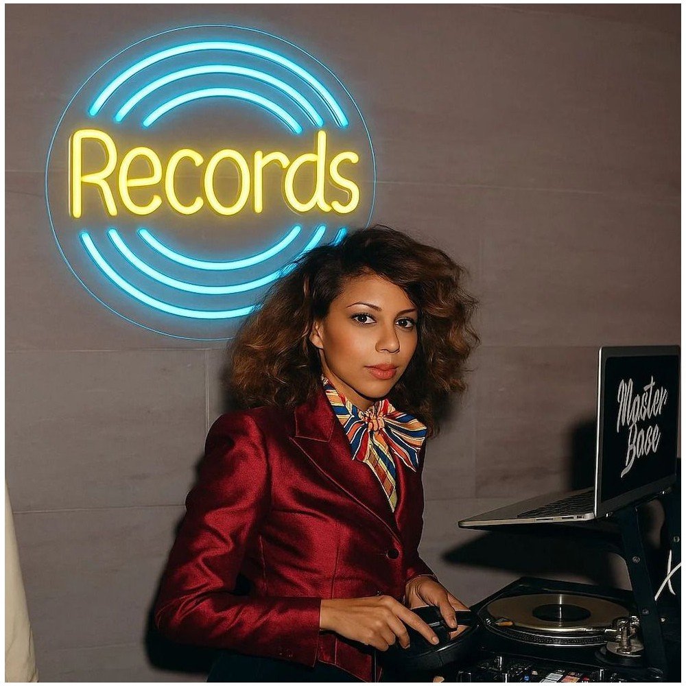 Records" Vinyl Neon Sign – BMF-Inspired Wall Art (LED or Gas) Your Custom Neon Sign & Neon Signs | Handmade in London by Smit...