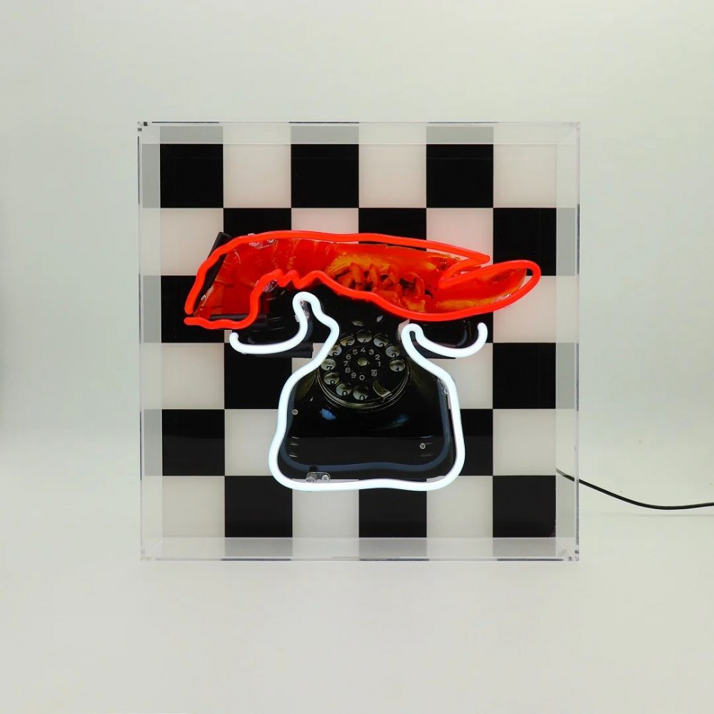 Salvador Dalí's iconic "Lobster Telephone Neon Sign Locomocean Your Custom Neon Sign & Neon Signs | Handmade in London by Smi...