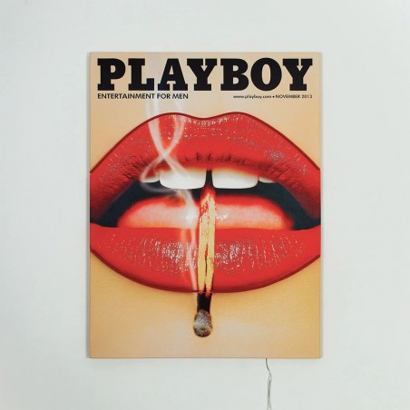 Playboy Match Cover LED Neon Wall Art – November 2013 Edition Smithers Your Custom Neon Sign & Neon Signs | Handmade in Londo...