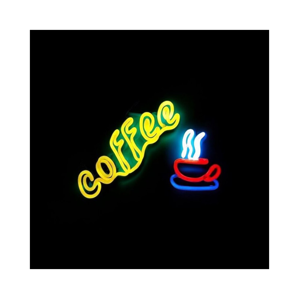 Coffee Neon Sign – LED Wall Light for Cafés, Kitchens & Cool Corners Smithers Your Custom Neon Sign & Neon Signs | Handmade i...