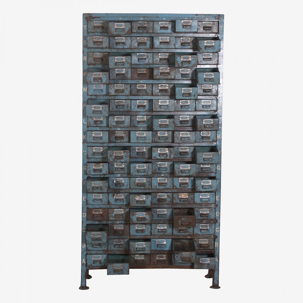 Vintage Apothecary Cabinet – 106 Drawers of Industrial Charm Antique Furniture £4,000.00 product_features