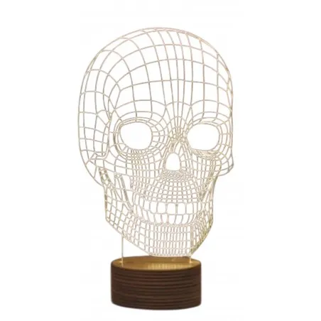 3D Skull Table Lamp – Unique Gift Idea for Bedrooms, or Gothic Interiors  Lighting £119.00      product_features