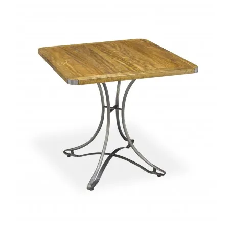 Bistro Vintage Industrial Small Dining Table Smithers Industrial Furniture &pound;500.00 Kitchen Diner Mango Wood Iron product_feat...