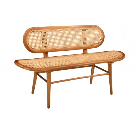 Emmanuelle Rattan Bench Smithers Bench Seats £850.00 Hallway Teak Wood product_features