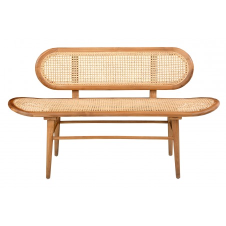 Emmanuelle Rattan Bench Smithers Bench Seats £850.00 Hallway Teak Wood product_features