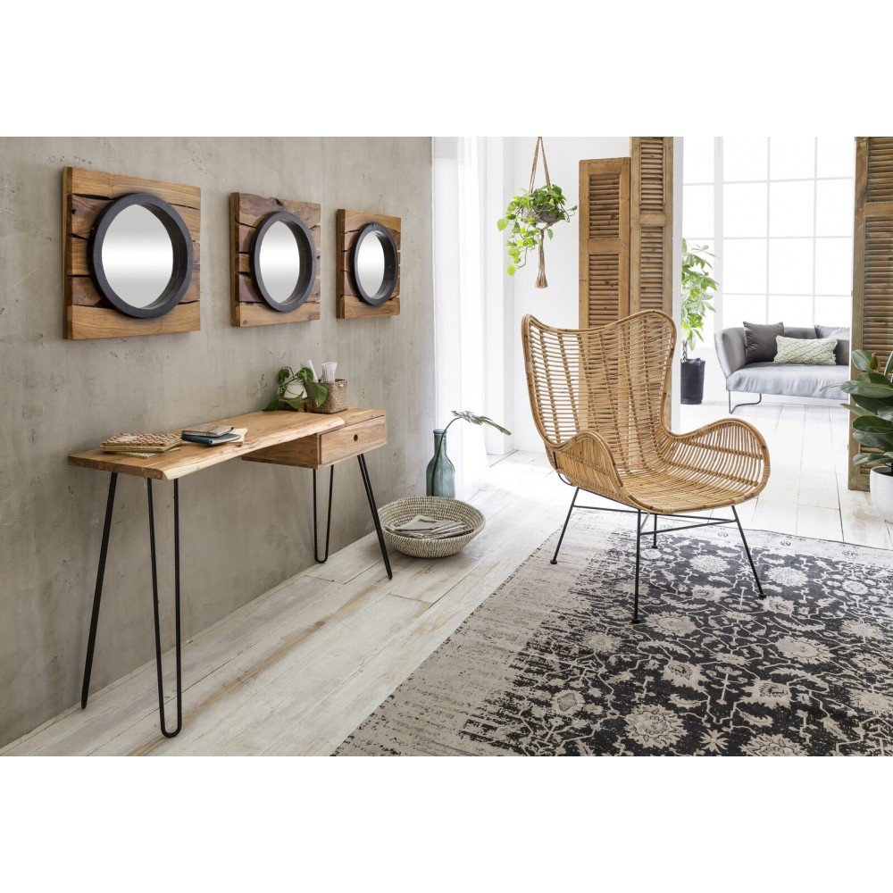 Wicker Chair – Retro Accent with Mid-Century Style Smithers Rattan Furniture £690.00 Rattan product_features