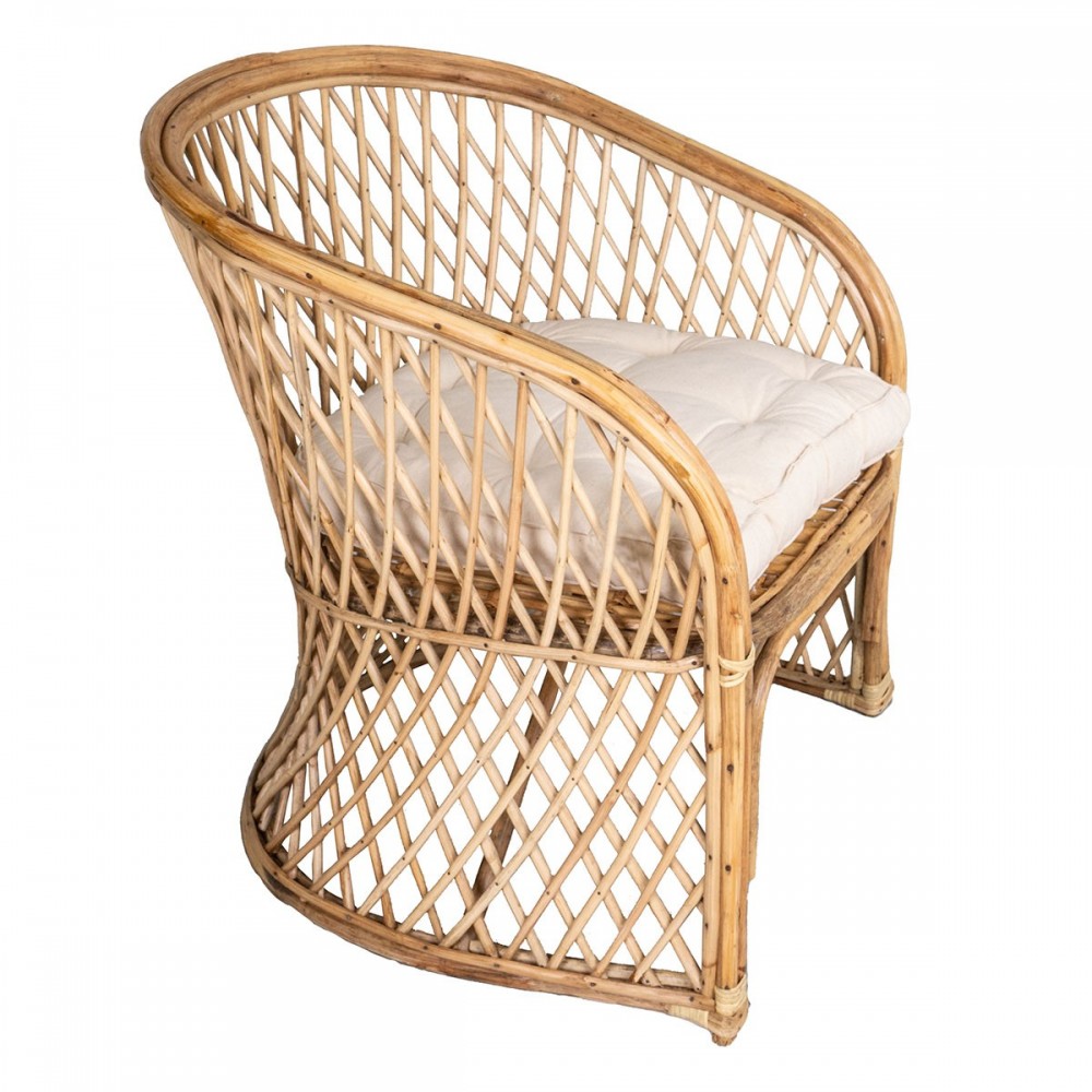Creole Rattan Curve Chair – Southern Style, Global Craft Smithers Dining Room £425.00 product_reduction_percent