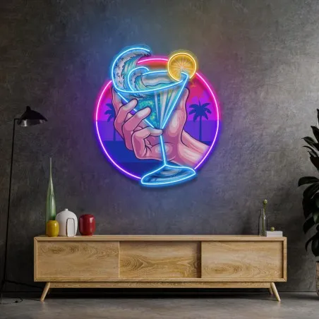 Neon Cocktail Bar Sign Smithers Archives £365.00      product_features